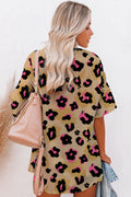 Cheetah Casual Oversized Boyfriend Style T Shirt