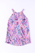 Wholesale Multicolor Abstract Print Boho Sleeveless Halter Top