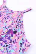 Wholesale Multicolor Abstract Print Boho Sleeveless Halter Top