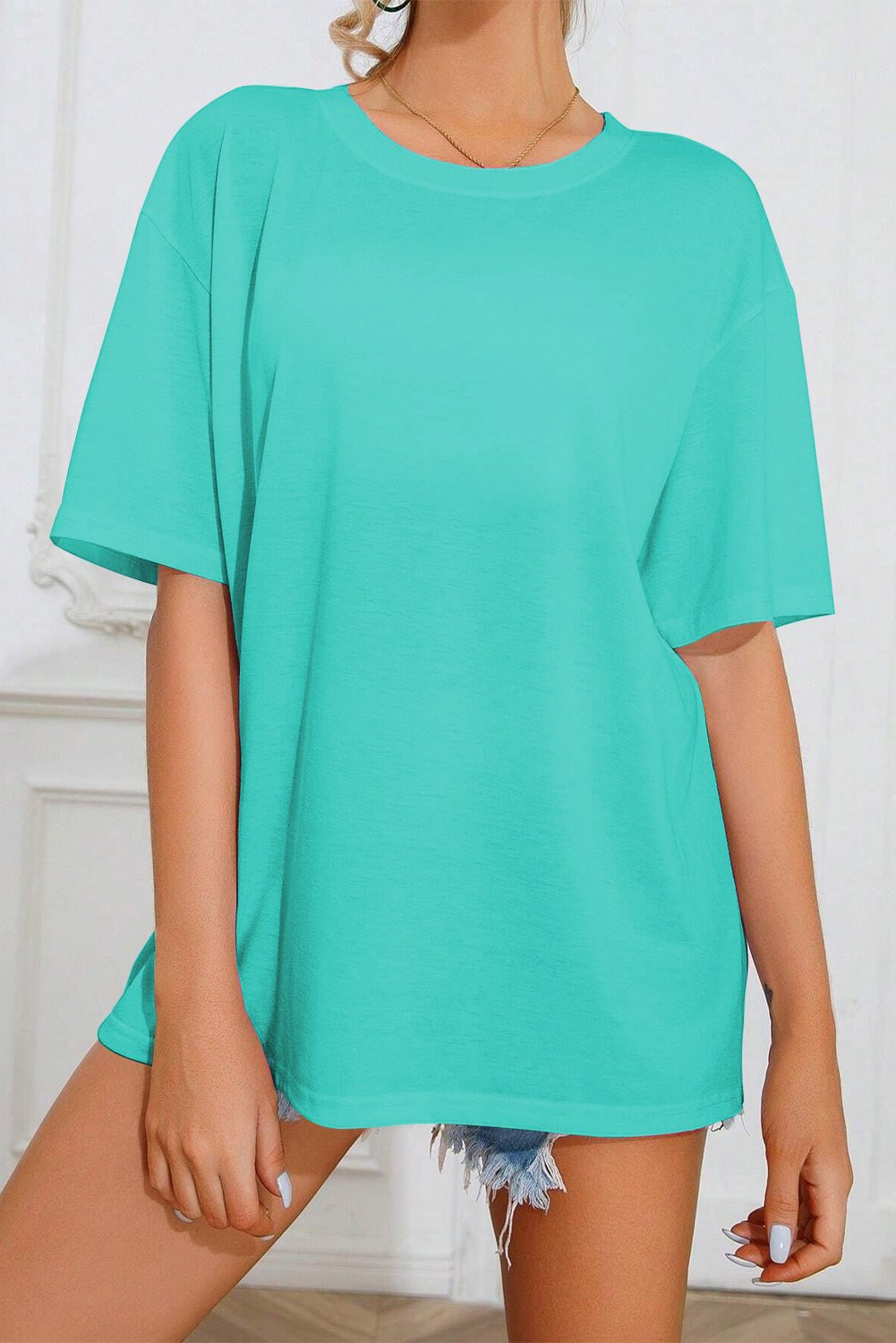 Mint Green SUNSHINE ON MY MIND Letter Print Tee