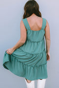 Skobeloff Frilled Tiered Sleeveless Flowy Dress